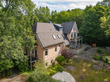 Drohnenansicht II - Eigentumswohnung in Stadtvilla zzgl Stpl u. Gartenanteil angrenz.am Berliner Forst