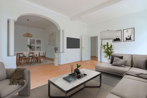 Eigentumswohnung in Stadtvilla zzgl Stpl u. Gartenanteil angrenz.am Berliner Forst - 0_Wohnzimmer (8342)