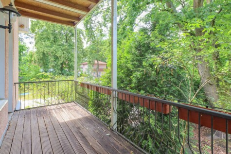 Eigentumswohnung in Stadtvilla zzgl Stpl u. Gartenanteil angrenz.am Berliner Forst - Balkon aktuell II (8381)